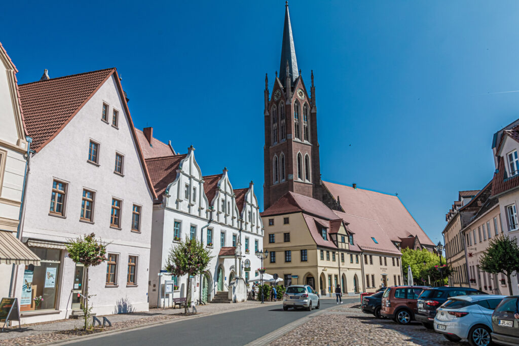 Kemberg Markt und Rathaus