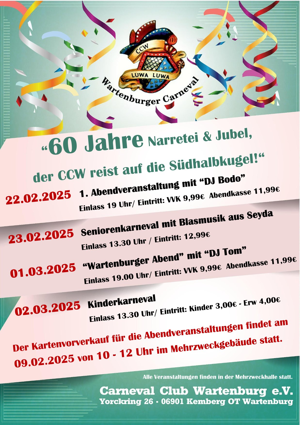 60 Jahre Carneval Club