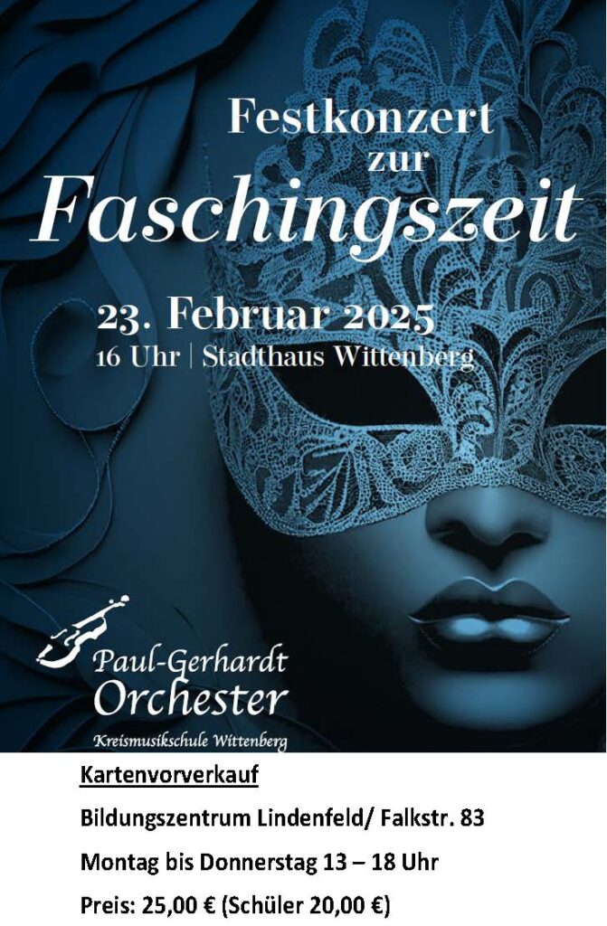 „Festkonzert zur Faschingszeit“ – Paul-Gerhardt-Orchester